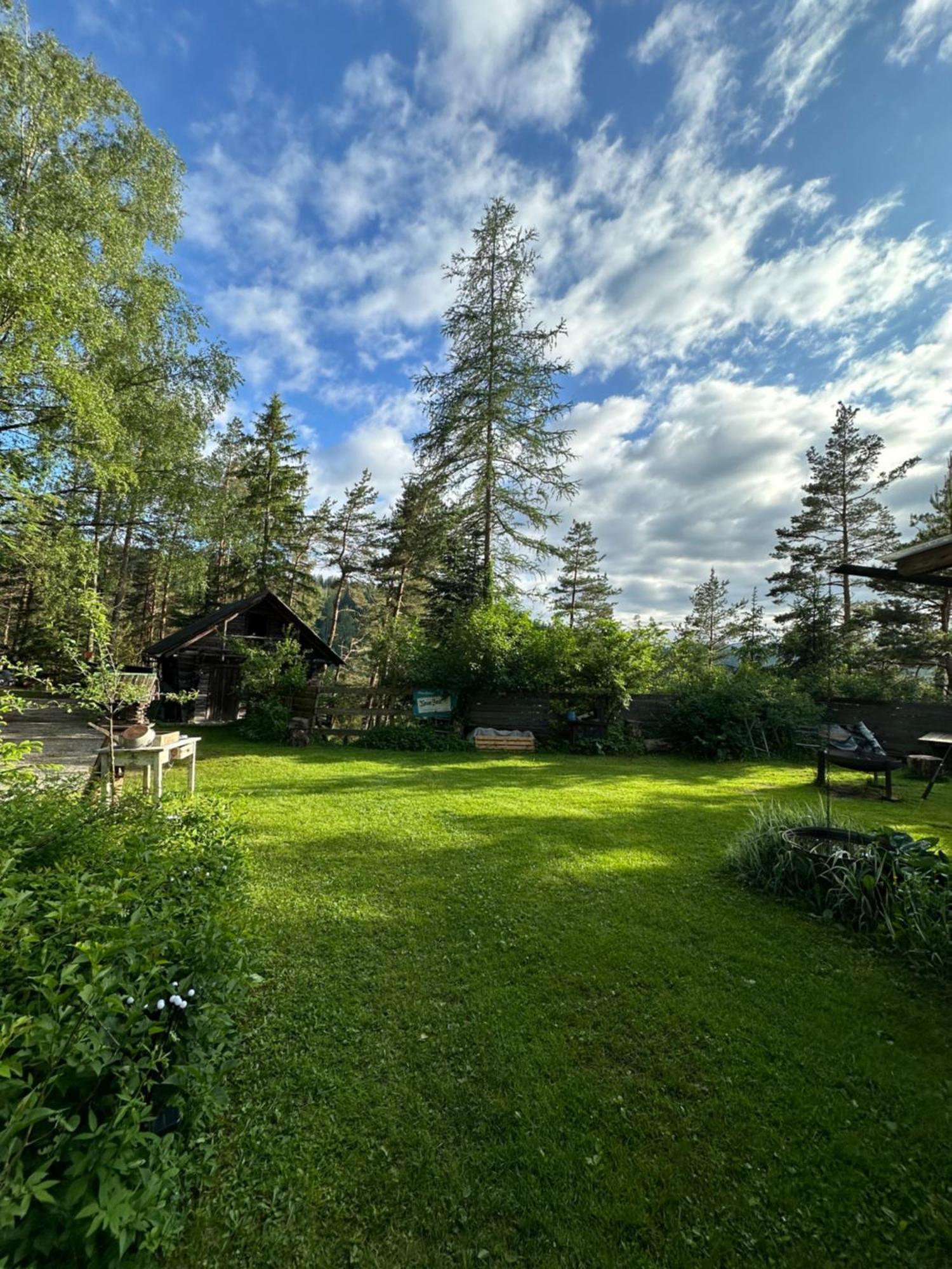 Ferienhaus Im Wald Edelschrott エクステリア 写真